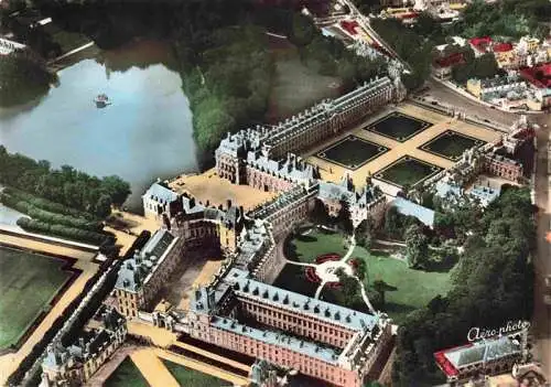 AK / Ansichtskarte  FONTAINEBLEAU_77_Seine_et_Marne Le Chateau Vue aerienne