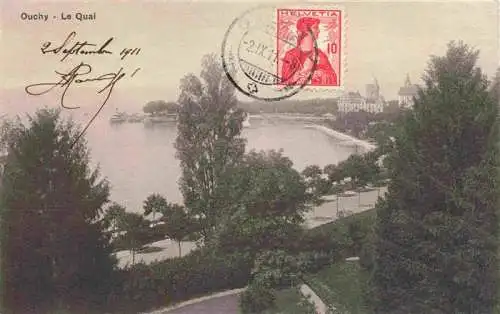 AK / Ansichtskarte  Ouchy_LAUSANNE_VD Le Quai