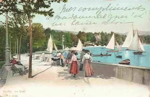 AK / Ansichtskarte  Ouchy_LAUSANNE_VD Le Quai