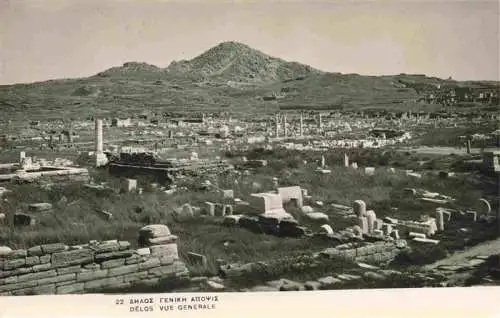 AK / Ansichtskarte  Delos_Delo_Greece Vue generale