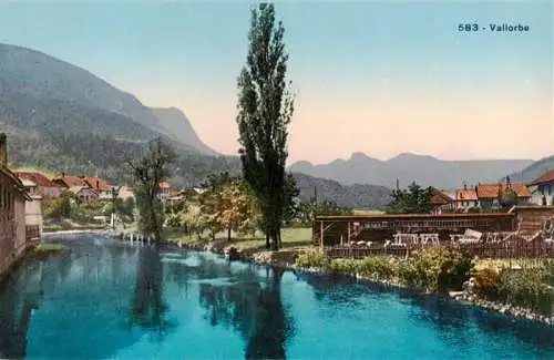 AK / Ansichtskarte  Vallorbe_VD Partie an der Orbe