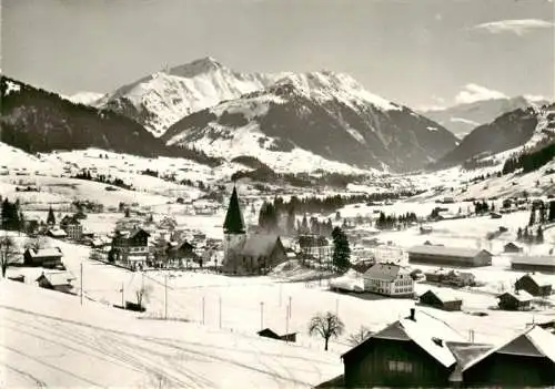AK / Ansichtskarte  Saanen_BE Winterpanorama Berner Alpen