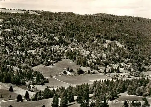 AK / Ansichtskarte  Orvin_BE Vue générale aérienne