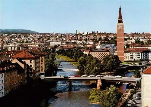 AK / Ansichtskarte 73971180 Pforzheim Stadtpanorama Zentrum der deutschen Schmuck-, Silberwaren- und Uhrenindustrie Pforte zum Schwarzwald