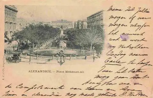 AK / Ansichtskarte  Alexandrie_ALEXANDRIA_Egypt Place Méhémet-Ali