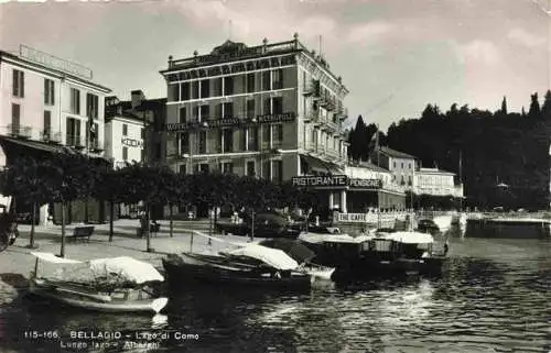 AK / Ansichtskarte  Bellagio_Lago_di_Como_IT Lungo lago Alberghi