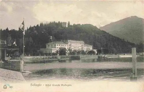 AK / Ansichtskarte  Bellagio_Lago_di_Como_IT Hôtel Grande Bretagne