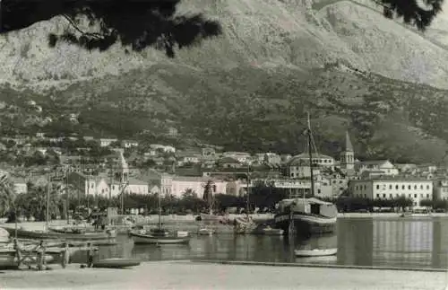 AK / Ansichtskarte  MAKARSKA_Croatia Partie am Hafen