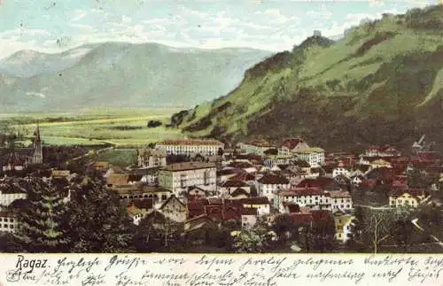 AK / Ansichtskarte  Ragaz_Bad_SG Panorama