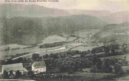 AK / Ansichtskarte  Cray_Reclere-Roche-d_Or_JU Panorama Vallée du Doubs Frontière francaise