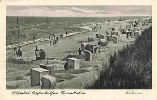 AK / Ansichtskarte  FISCHERKATHEN_Ostseebad_Pogorzelica_PL Strandleben