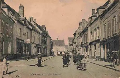 AK / Ansichtskarte  Courville_-sur-Eure_28_Eure-et-Loir Rue Pannard