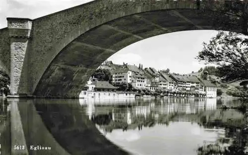 AK / Ansichtskarte  Eglisau_ZH Partie am Rhein Bruecke