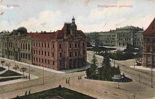 AK / Ansichtskarte  Zagreb_Agram_Croatia Donjogradska gimnazija Gymnasium