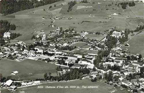 AK / Ansichtskarte  Chateau-d_Oex_VD Fliegeraufnahme