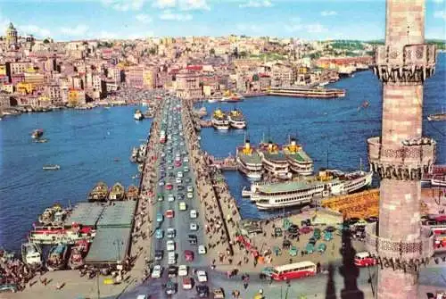 AK / Ansichtskarte 73971438 Istanbul_Constantinopel_TK Galata Bruecke