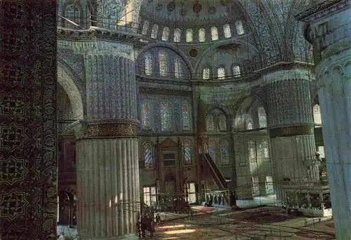 AK / Ansichtskarte 73971443 Istanbul_Constantinopel_TK Blaue Moschee Inneres