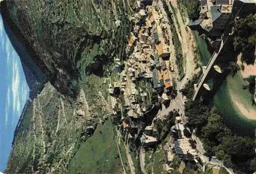 AK / Ansichtskarte  Sainte-Enimie_48_Lozere Cite medievale Vue generale aerienne