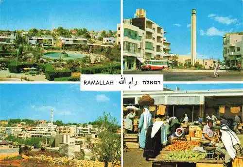 AK / Ansichtskarte  Ramallah_Yerushalayim_Israel Ortsansichten Markt