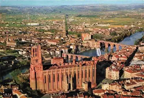 AK / Ansichtskarte  Albi_81_Tarn La Basilique Sainte Cecile Vue aerienne