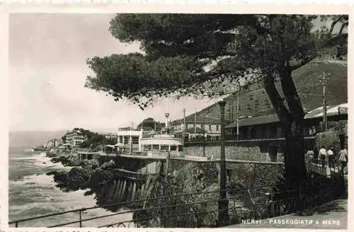 AK / Ansichtskarte  Nervi_GENOVA_Genua_Liguria_IT Passeggiata a mare