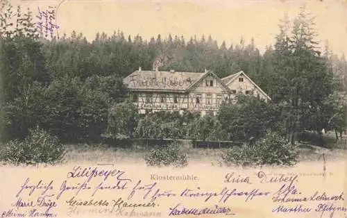 AK / Ansichtskarte  Waltershausen_Gotha_Thueringen Pension Haus Klostermuehle