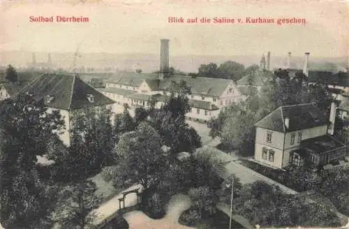 AK / Ansichtskarte 73971609 Bad_Duerrheim Blick auf die Saline vom Kurhaus gesehen