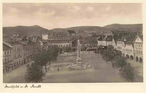 AK / Ansichtskarte 73971616 Saalfeld_Saale_Thueringen Markt