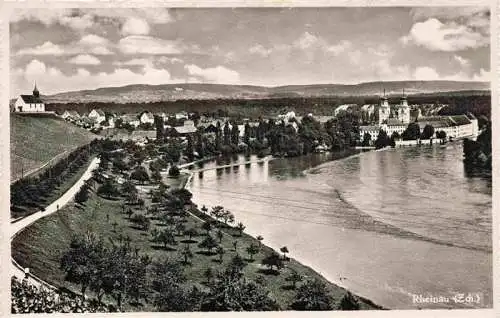 AK / Ansichtskarte  Rheinau_ZH Panorama Blick ueber den Rhein