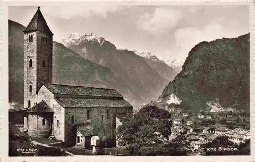 AK / Ansichtskarte  Biasca_TI Kirche Alpen