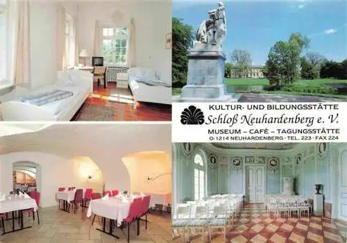 AK / Ansichtskarte  Neuhardenberg Schloss Neuhardenberg Museum Cafe Tagungsstaette