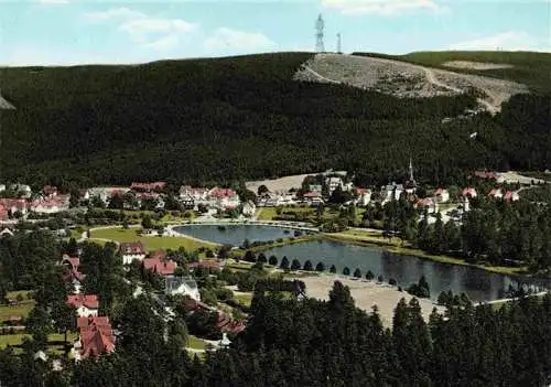 AK / Ansichtskarte  Hahnenklee-Bockswiese_Harz Fliegeraufnahme