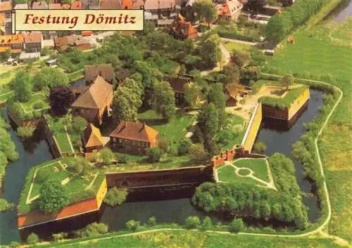 AK / Ansichtskarte  Doemitz_Mecklenburg-Vorpommern Festung Doemitz Fliegeraufnahme