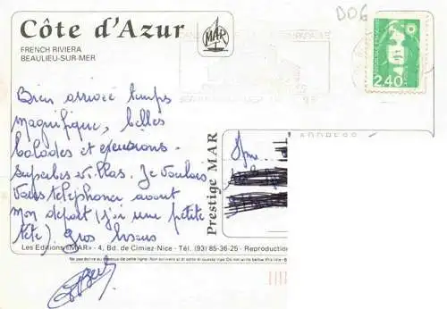 AK / Ansichtskarte  Beaulieu_-sur-Mer_06_Alpes-Maritimes Vue partielle