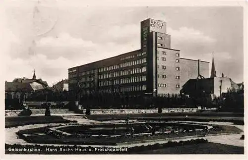 AK / Ansichtskarte  GELSENKIRCHEN Hans-Sachs-Haus und Froschquartett