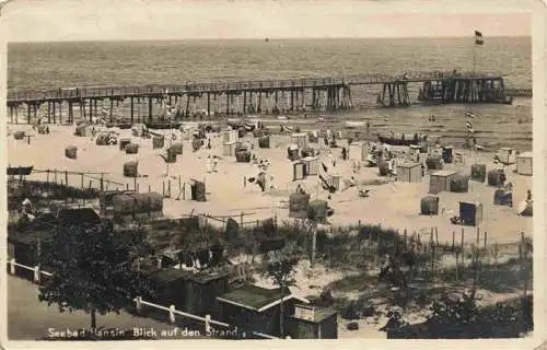 AK / Ansichtskarte 73971793 BANSIN_Ostseebad_Heringsdorf Blick auf den Strand