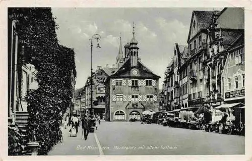 AK / Ansichtskarte  BAD_KIssINGEN Marktplatz mit altem Rathaus Feldpost