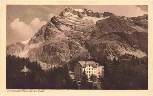 AK / Ansichtskarte  Maderanertal_Maderanerthal_Silenen_UR Hotel S.A.C. Alpen Kupfertiefdruck