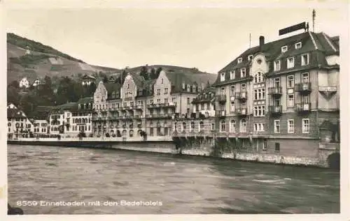 AK / Ansichtskarte  Ennetbaden_Ennet-Baden_AG Partie an der Limmat mit den Badehotels