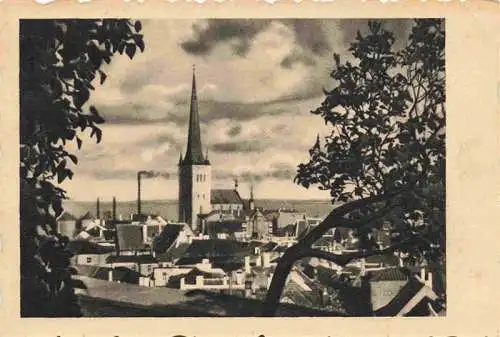 AK / Ansichtskarte 73971887 TALLINN_Reval_Estonia Stadtbild mit Kirche