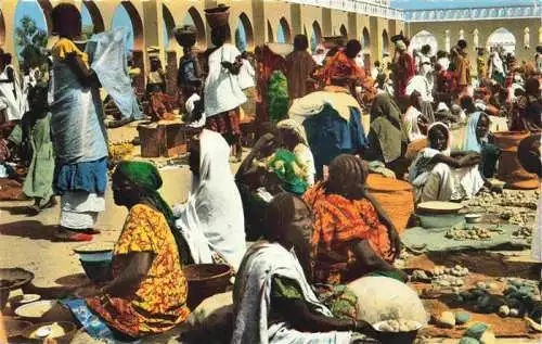 AK / Ansichtskarte 73971917 Fort-Lamy_Tschad_Tchad Le Marché