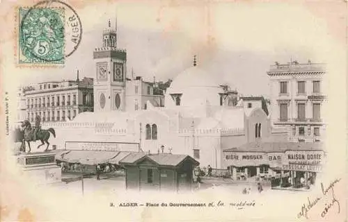 AK / Ansichtskarte  ALGER_Algier_Algerie Place du Gouvernement