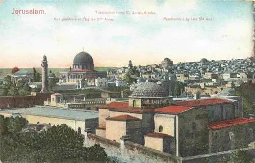 AK / Ansichtskarte 73971934 Jerusalem__Yerushalayim_Israel Panorama Eglise Sainte Anne