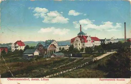 AK / Ansichtskarte 73971964 Obercunnersdorf_Loebau_Sachsen Zigarettenfabrik Reunion