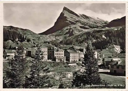 AK / Ansichtskarte  San_Bernardino_1630m_Moesa_GR Panorama