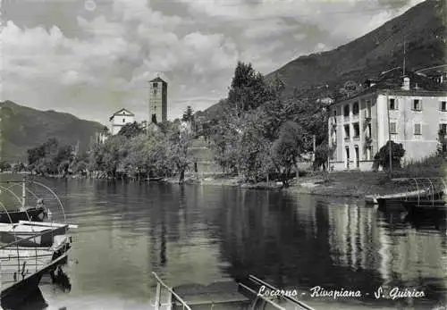 AK / Ansichtskarte  LOCARNO_Lago_Maggiore_TI Rivapiana San Quirico