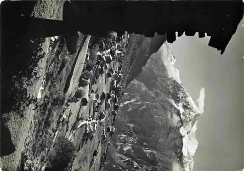 AK / Ansichtskarte  Graechen_VS Panorama Blick gegen Weisshorn und Brunegghorn Walliser Alpen