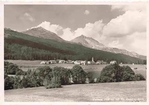 AK / Ansichtskarte  Fuldera_GR Panorama Blick gegen Piz Daint und Dora