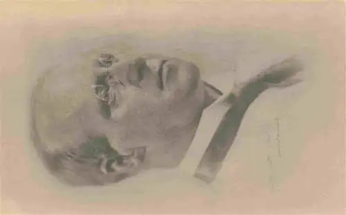 AK / Ansichtskarte  St_Gallen_SG L. Baumgartner Portrait Kuenstlerkarte