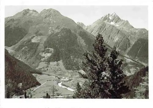 AK / Ansichtskarte  Susch_GR Panorama Blick gegen Piz Linard und Piz Chasté Silvretta